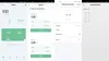 A mobile application interface showing different screens related to electrical breaker and expense management. Produktbild-Vorschau