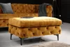 Hocker MODERN BAROCK 90cm Samt senfgelb im Chesterfield Produktbild-Vorschau 2