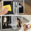 tectake® Hundetransportbox doppel mit schräger Rückwand mit Produktbild-Vorschau 6