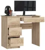 PC-Schreibtisch AKORD A7 links Sonoma-Eiche mit 4 Produktbild-Vorschau 2