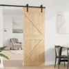 vidaXL Tür NARVIK Natur 80 x 210 cm Massivkiefer Produktbild-Vorschau 3