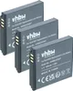 vhbw 3x Akku Ersatz für Samsung SLB-0937 für Kamera (600 Produktbild-Vorschau 1