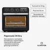 Klarstein Frytownica na gorące powietrze, AirGlaze - 34 l, Podgląd zdjęcia produktu 2