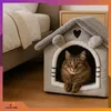 OMNA | Casetta per gatti - 35x38x40 cm - Grigio - Morbida e Anteprima dell’immagine prodotto 11