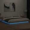 Bettgestell mit LED Sonoma-Eiche 180x200cm Holzwerkstoff Produktbild-Vorschau 3