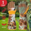 Dlouhé dámské zahradnické rukavice s květinovým vzorem - Náhled obrázku produktu 2