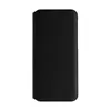 A black flip case for a smartphone, shown from the front. Voir les images du produit