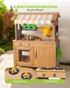 VEVOR Spielküche, Kinderküche, Spielzeugküche mit Löffeln, Produktbild-Vorschau 4