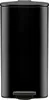 A black pedal bin is shown from the front against a white background. Produktbild-Vorschau