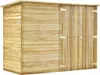 vidaXL Záhradný prístrešok na náradie 232 x 110 x 170 cm Náhľad obrázku produktu 1