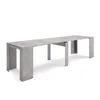 A long, gray, concrete-style table on a white background. Produktbild-Vorschau