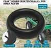 Wiltec Schlauch für Rasenmäherreifen 11x4.00-4 mit geradem Produktbild-Vorschau 2