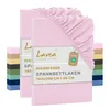 Lavea® 2er Set Spannbettlaken 140x200 cm aus Mikrofaser, Produktbild-Vorschau 1