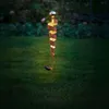 Solar LED Gartenstecker "Spirale" aus Metall mit Edelrost, Produktbild-Vorschau 2
