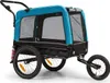 Klarfit Fahrradanhänger für Hunde, 2-in-1 Hunde Produktbild-Vorschau 1