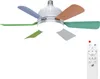 Moderne plafondventilatorlamp, dimbare LED-verlichting, Productafbeelding-voorbeeld 1