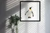 Bild - 50 cm x 50 cm - MDF - Rahmen, Wandkunst - Pinguin Produktbild-Vorschau 3