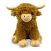 Kuscheltier Stier 43 cm braun – Weiches Plüschtier, großes Produktbild-Vorschau 2