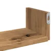 Nástěnné police 3 ks dub artisan kompozitní dřevo Náhled obrázku produktu 7