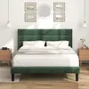 Čalouněná postel Sweiko 140x200 cm, manželská postel s Náhled obrázku produktu 3