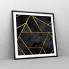 Gerahmtes Poster - Schwarzer Rahmen - Abstraktion Gold Produktbild-Vorschau 8