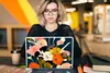 MuchoWow® Laptop Aufkleber Sticker Cover Blumen - Vase - Produktbild-Vorschau 5