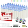 Bougies LED sans fil pour sapin de Noël, avec clips, Voir les images du produit 2