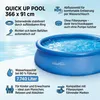 Summer Waves Quick Up Pool Aufstellpool Swimming Pool Produktbild-Vorschau 9