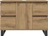 vidaXL Waschbeckenunterschrank Artisan-Eiche 80x33x60 cm Produktbild-Vorschau 4