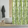 Duschvorhang MSV Bambou Textil 180 x 200 cm grün Produktbild-Vorschau 4