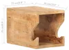 vidaXL Nástěnný stojan na kola 35x25x25 cm hrubé mango Náhled obrázku produktu 7