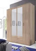Karl Kleiderschrank 4-türig mit Spiegel 159 cm Eiche Sonoma Produktbild-Vorschau 1