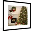 MuchoWow® Gerahmtes Poster Ein Weihnachtsbaum mit Produktbild-Vorschau 1