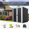 Outsunny Abri de Jardin - cabane de jardin 1,26 m² - Voir les images du produit 13