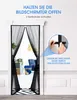 Magnet Fliegengitter Tür 100×210cm Magnet Insektenschutz Produktbild-Vorschau 6
