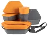 CRIVIT Campinggeschirr 9-teiliges Set Platzsparend Produktbild-Vorschau 1