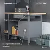 Pracovní stůl s pracovní deskou Pracovní stůl se zásuvkou Náhled obrázku produktu 4