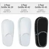 ONVAYA® ABS Gästepantoffeln Carpe Diem 6er Set, Antirutsch Produktbild-Vorschau 3