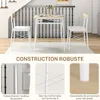 HOMCOM Ensemble table et chaises, table de cuisine avec Voir les images du produit 7