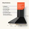 Klarstein digestor, digestor 60 cm, recirkulačný/odsávací Náhľad obrázku produktu 7