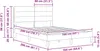 vidaXL Bettrahmen mit Kopfteil Taupe 160 x 200 cm Stoff Produktbild-Vorschau 8