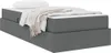 vidaXL Aufbewahrungsbett mit Matratze Dunkelgrau 90 x 200 Produktbild-Vorschau 3