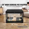 SucceBuy ohrada pro psy, 4 kusy s panely o rozměrech 24 x Náhled obrázku produktu 2