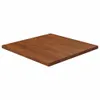 vidaXL Plateau de table carré brun foncé 60x60x2,5cm Chêne Voir les images du produit 5