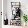 Perchero para recibidor con asiento y estante para zapatos Vista previa de la imagen del producto 6