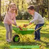 COSTWAY – dziecięca taczka, plastikowa taczka z oponami Podgląd zdjęcia produktu 3