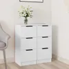 vidaXL Příborníky 2 ks. Bílé 30x30x70 cm výrobek z Náhled obrázku produktu 1