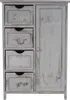 Komoda HWC-D12, Shabby-Look Vintage 82x55x30cm ~ sivá Náhľad obrázku produktu 8