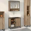 vidaXL Szafka łazienkowa dąb Artisan 65 x 33 x 60 cm Podgląd zdjęcia produktu 2