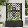 vidaXL Sadzarka z kratką 100x43x142 cm PP antracytowa Podgląd zdjęcia produktu 2